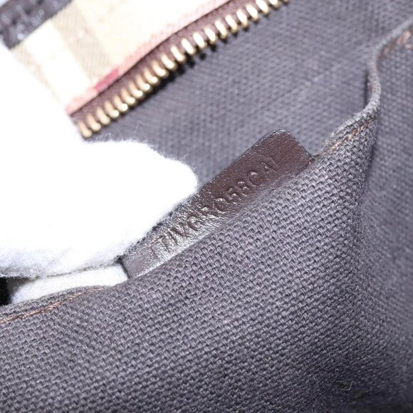 BURBERRY Nova Check Shoulder Bag PVC Beige Auth - Picture 11 of 16